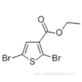 Ácido 3-tiofencarboxílico, 2,5-dibromo, éster etílico CAS 289470-44-6